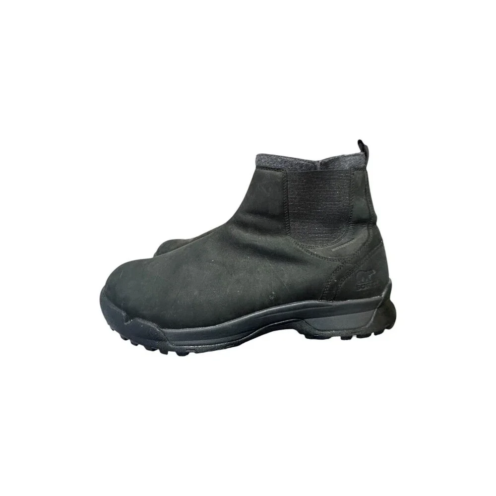 Sorel Paxson Waterproof Chukka Boots Mens Size 13 Black Leather New With Tag WP